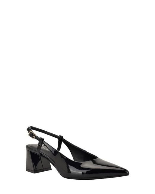 Calvin Klein Black Susie Slingback Pump