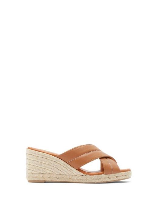 Bruno Magli Brown Elena Espadrille Wedge Sandal