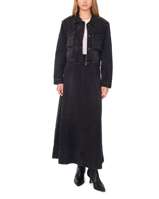1.STATE Black Denim Jacket