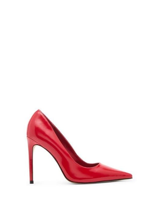 Steve Madden Red Noir Pointed Toe Pump