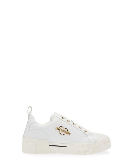 Love Moschino White Low Top Sneaker
