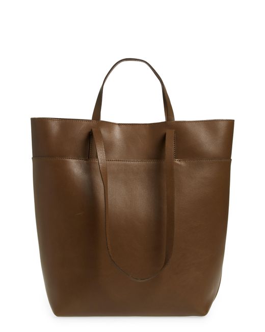 Madewell Brown The Essential Leather Tote