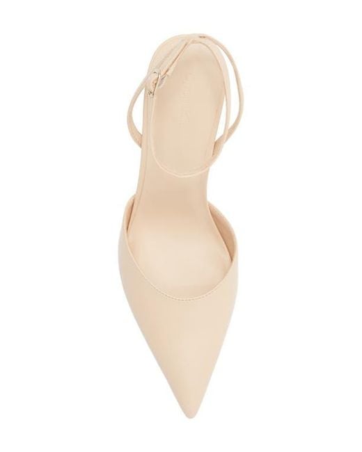 Open Edit Natural Neesha Ankle Strap Pump