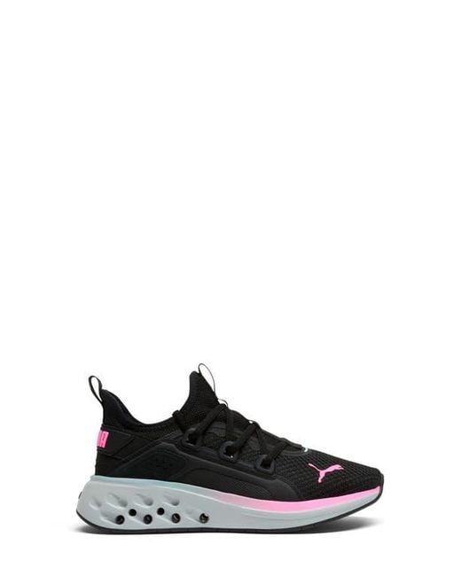 PUMA Black Softride Frequence Street Sneaker