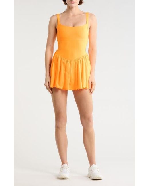 Free People Women's Orange Fp Movement Swing Of Things Tennis Dress -  www.disolcolor.com