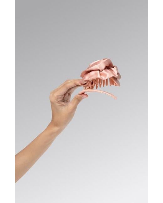 Kitsch Pink Rosette Cloud Hair Clip