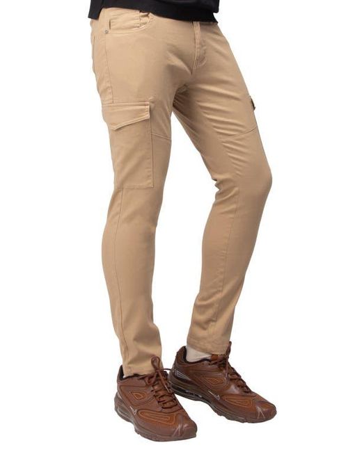 Xray Jeans Natural Stretch Twill Cargo Chino Pants for men