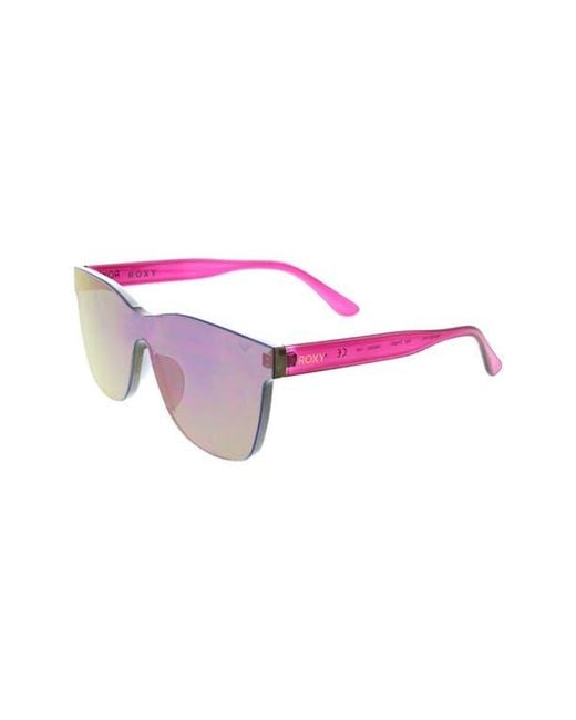 Roxy Purple 146Mm Rimless Shield Sunglasses for men
