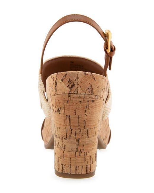 Aerosoles Brown Mackenzie Slingback Sandal