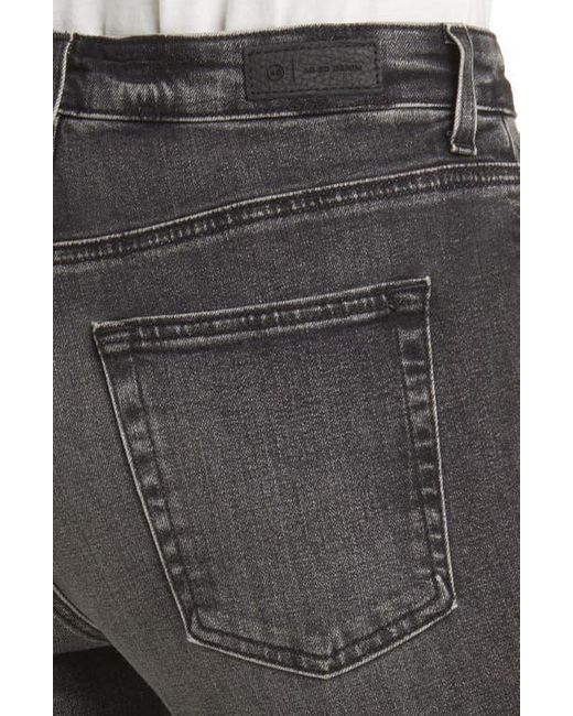 AG Jeans Gray Saige High Waist Straight Leg Jeans