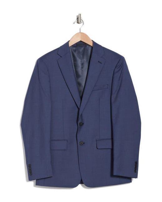 Calvin Klein Blue Solid Wool Suit Suit Separates Jacket for men