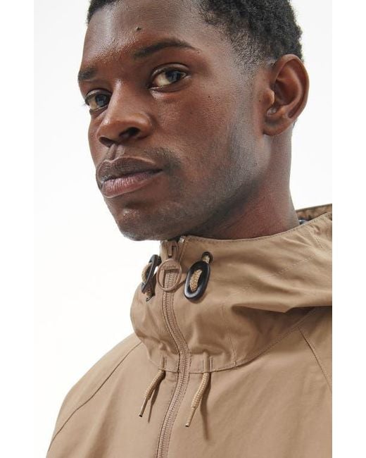 Barbour Brown Whitstone Waterproof Jacket for men