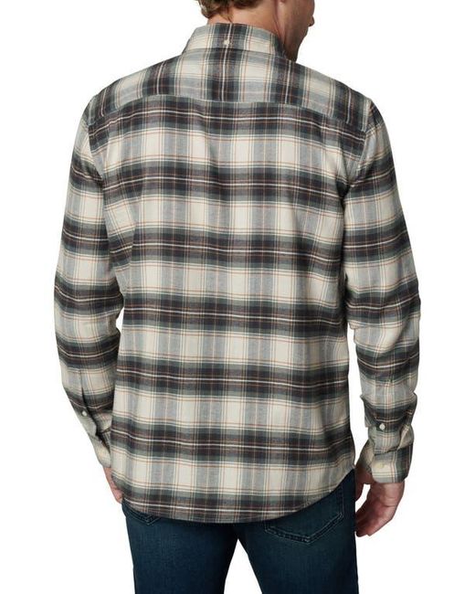 Joe's Jeans Gray Oliver Plaid Flannel Button-Up Shirt for men