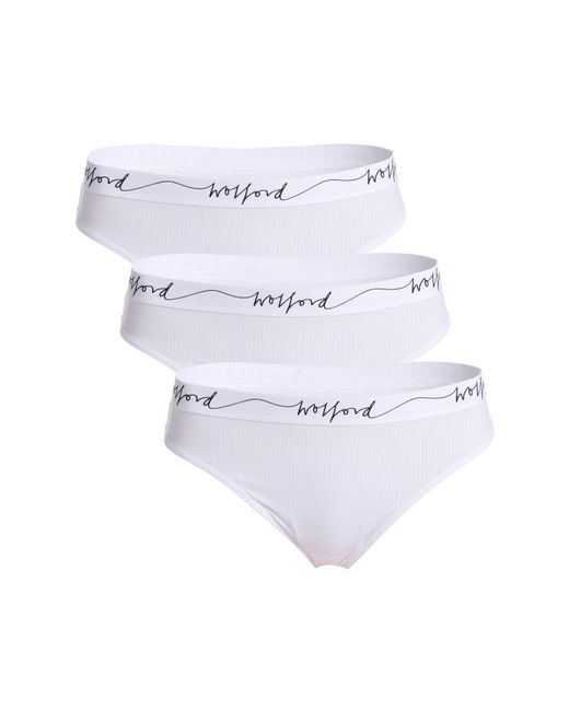 Wolford Pink 3-pack Thongs