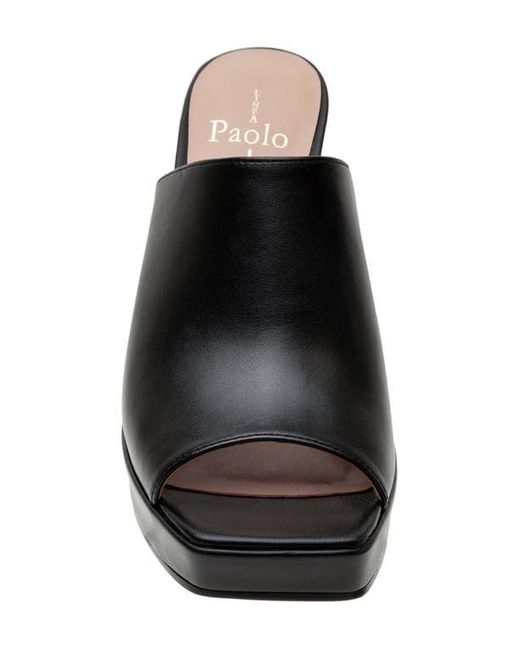 Linea Paolo Black Elle Platform Sandal