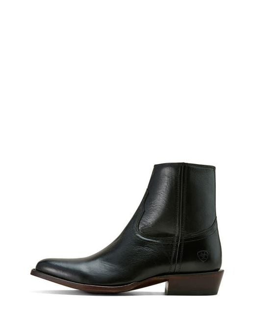 Ariat Black Barrett Almond Toe Boot for men