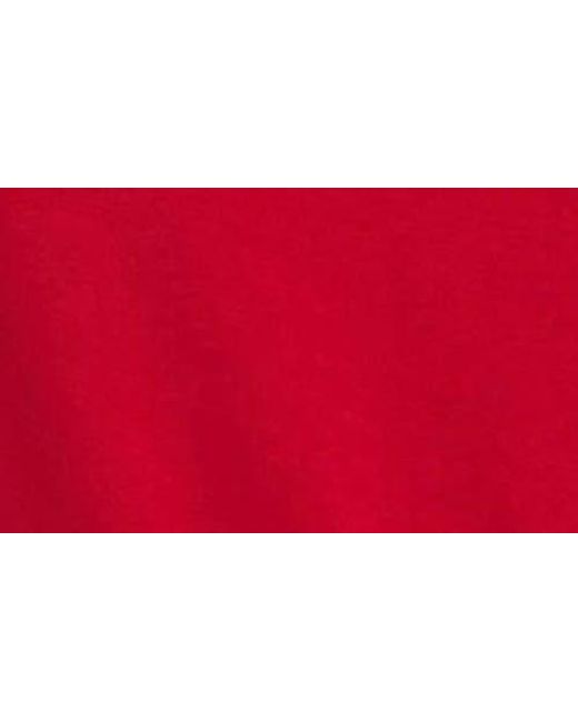 Karen Kane Red Twist Front Long Sleeve Top