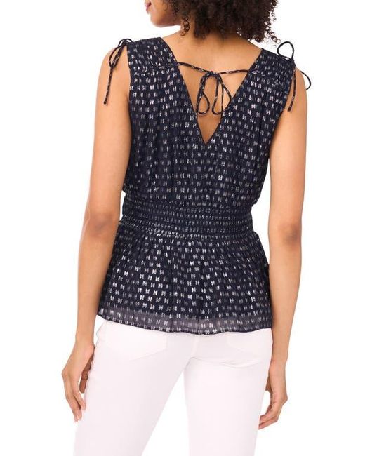 Parker Blue The Fiona Tie Shoulder Smock Waist Top