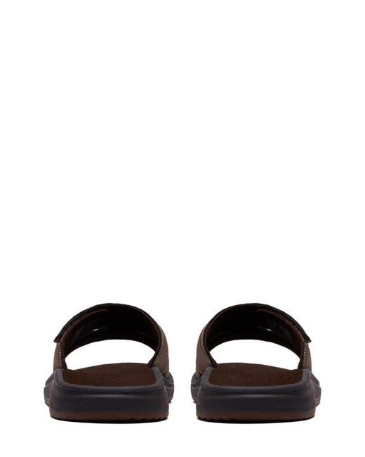 Clarks Black Breeze Slide Sandal for men