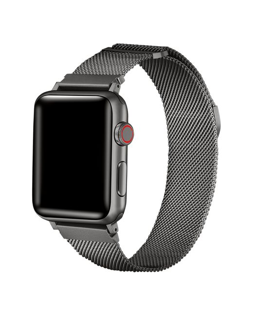 The Posh Tech Black Infinity Stainless Steel Mesh Apple Watch® Band