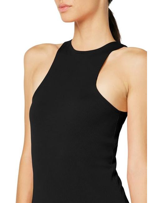 Hudson Black Racer Ribbed Tank