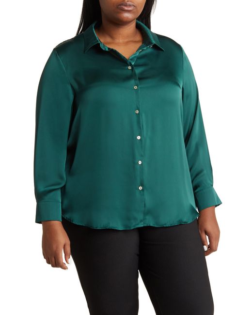 Truth Green Woven Button-up Shirt