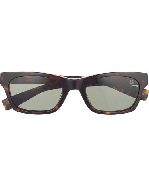 Dunhill Gray 53Mm Rectangular Sunglasses for men