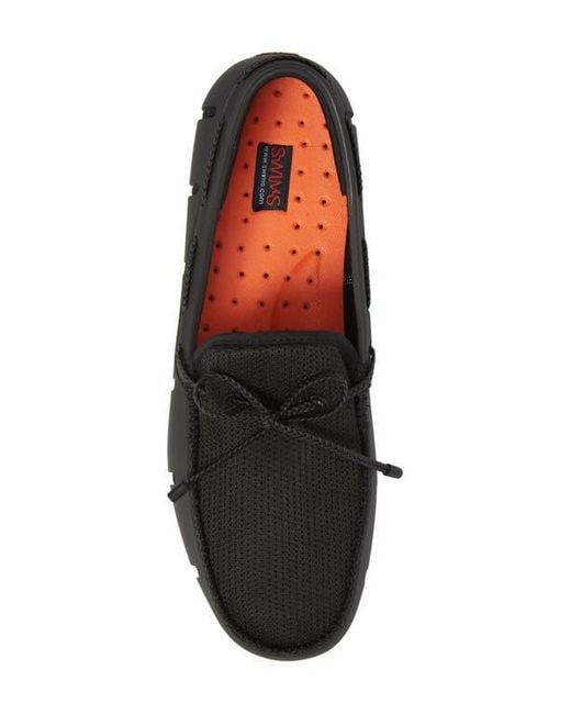 Swims Black Lace Loafer for men