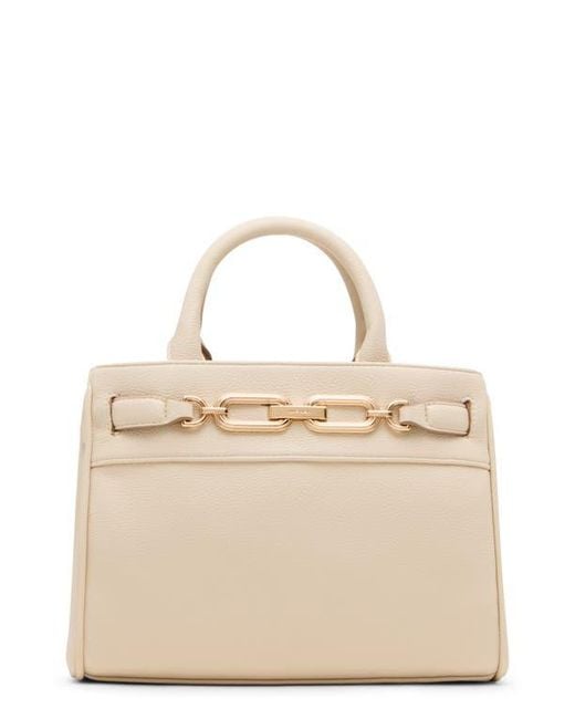 Anne Klein Natural Chain Trim Satchel