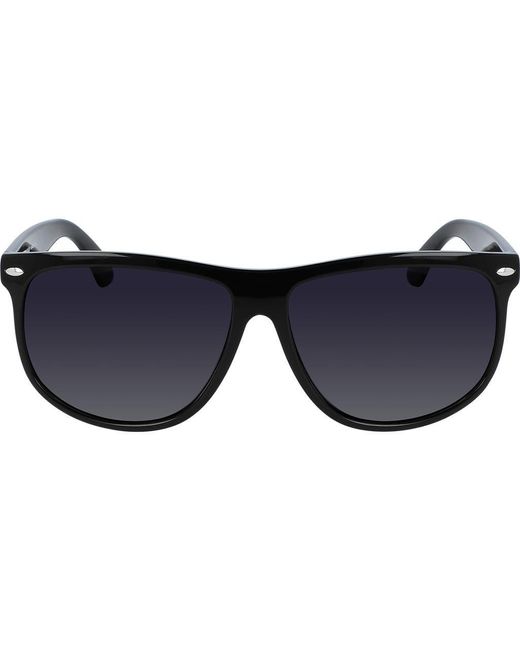 Cole Haan Blue 60Mm Polarized Gradient Straight Top Sunglasses for men