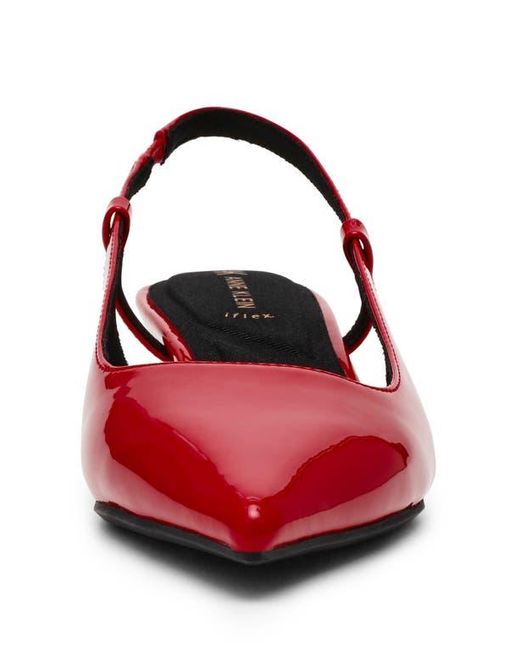 Anne Klein Red Shorty Slingback Pump
