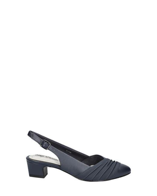 Easy Street Blue Bates Slingback Pump