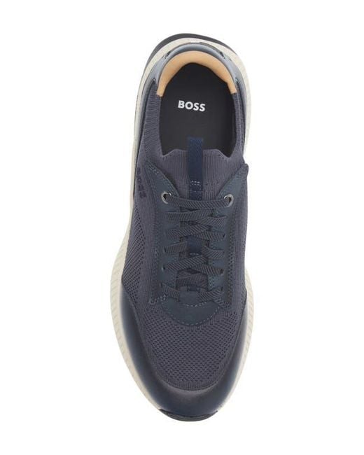 Boss Blue Titanium Evo Sneaker for men