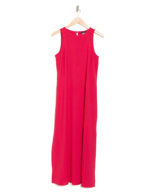 1.STATE Pink Slit Maxi Dress