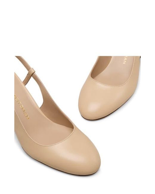 Stuart Weitzman Natural Babette Slingback Pump