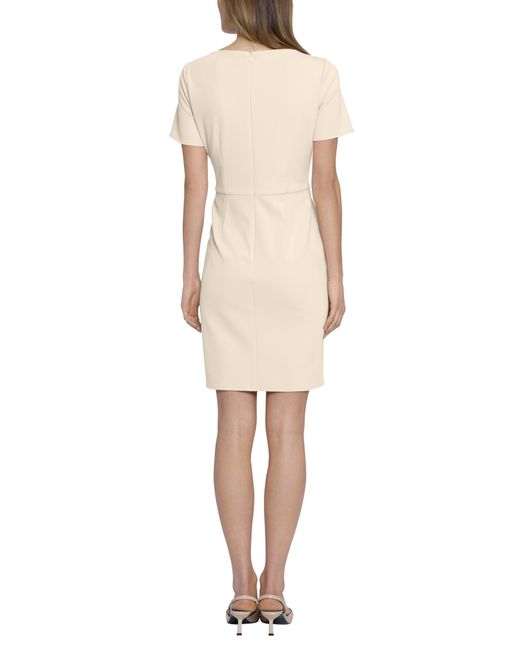 DONNA MORGAN FOR MAGGY Natural Side Twist Sheath Dress
