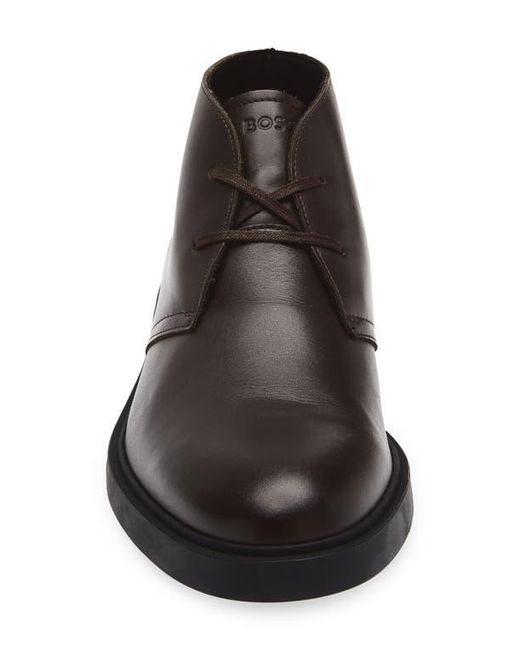 Boss Brown Calev Desert Chukka Boot for men
