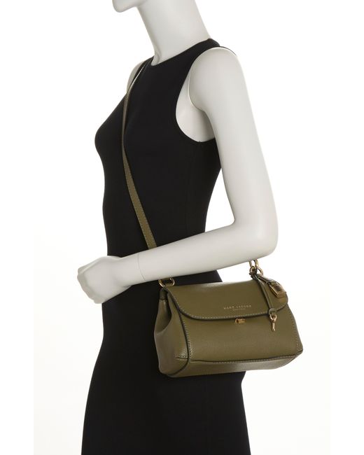 Marc Jacobs Mini Boho Grind Leather Shoulder Bag in Black | Lyst