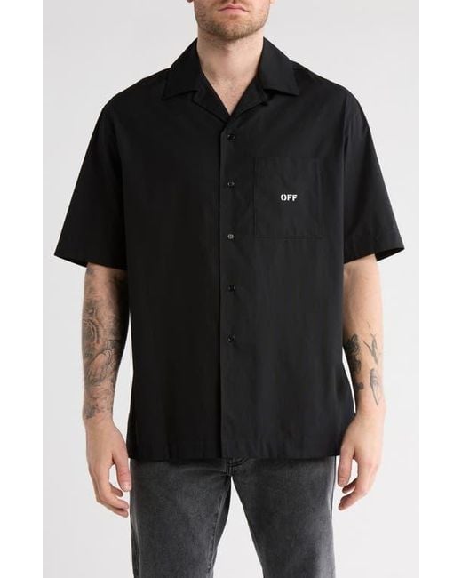 Off-White c/o Virgil Abloh Brick Arrow Holiday Short Sleeve Cotton