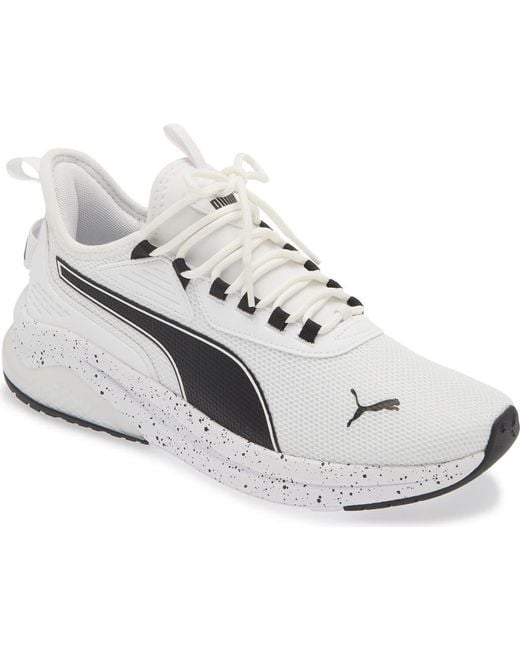 PUMA White Amplifier Speckle Sneaker for men