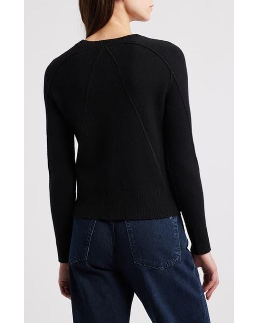 Rag & Bone Black Bridget Wool Blend Cardigan