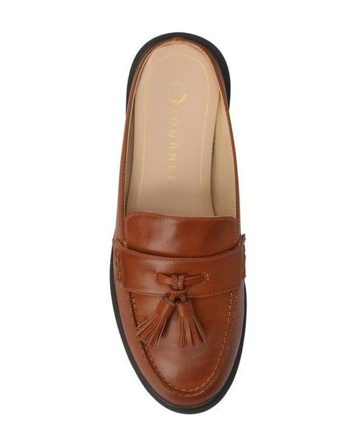 Journee Collection Brown Azura Tassel Loafer