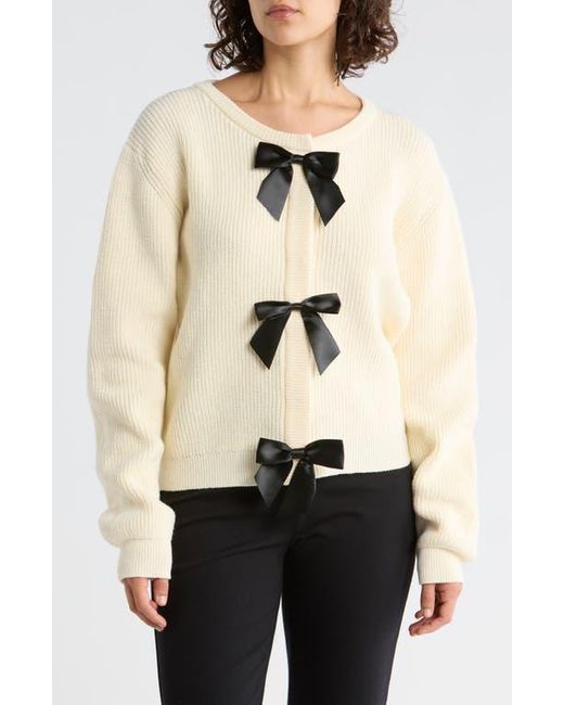 Vigoss Natural Multi Bow Cardigan