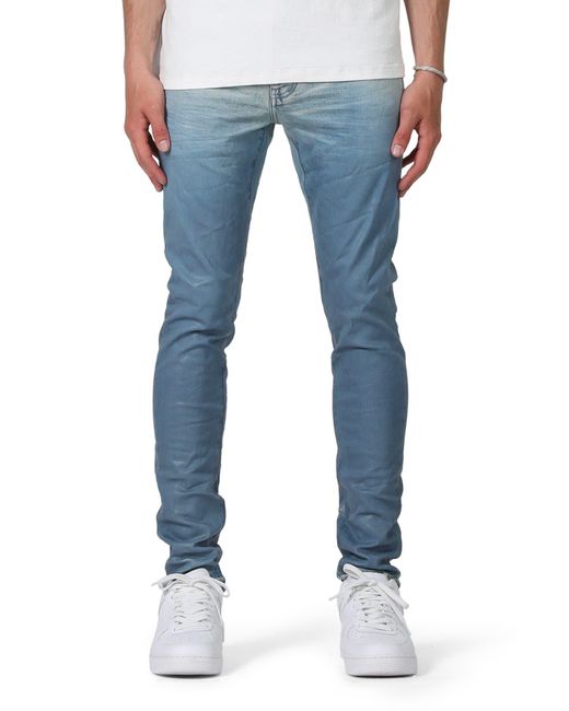 Purple Brand Blue P001 Low Rise Skinny Jeans for men