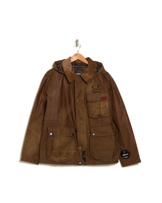 Barbour Brown X C.p. Company Thousand Waxed Jacket for men