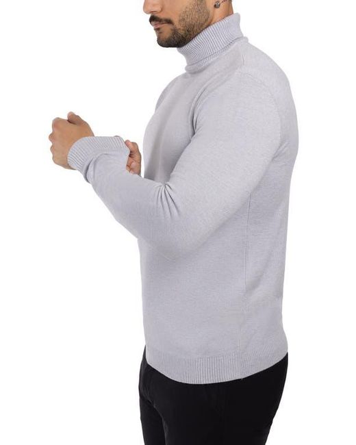 Xray Jeans Gray Turtleneck Pullover Sweater for men