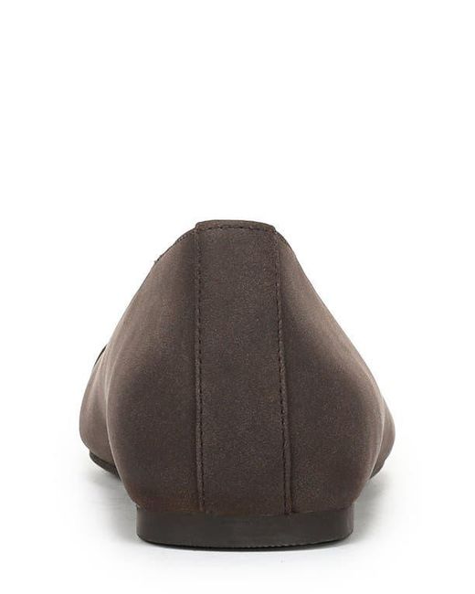 Vionic Brown Hollen Cap Toe Flat