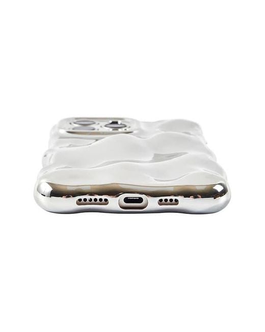 Auramma Gray Bubbles Iphone 16 Pro Case