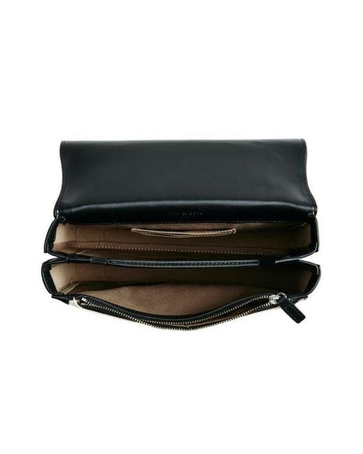 Rag & Bone Black Max Leather & Canvas Crossbody Bag