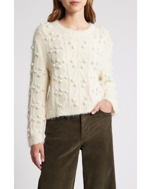 FRAME Women's Natural Popcorn Sweater - Main Image